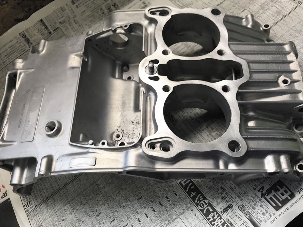 ウェットブラストのイメージ画像